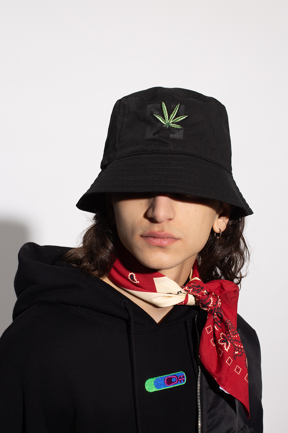 OffWhite Bucket hat with logo Men's Accessories Vitkac